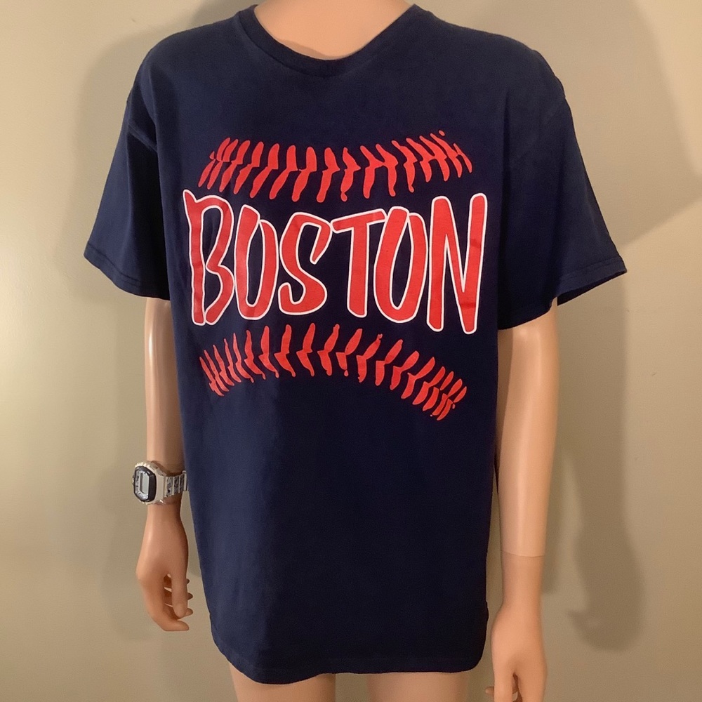 Boston Logo Script Tee - Picture 3 of 4
